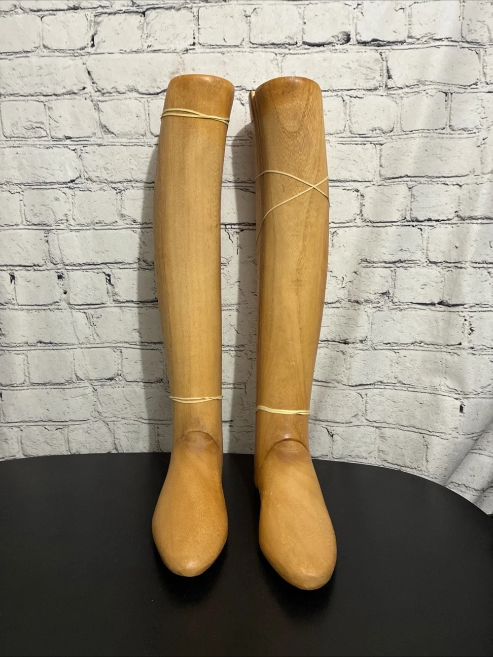 Vintage Solid Wood Riding Boots Tree -For Tall Boots Collectible